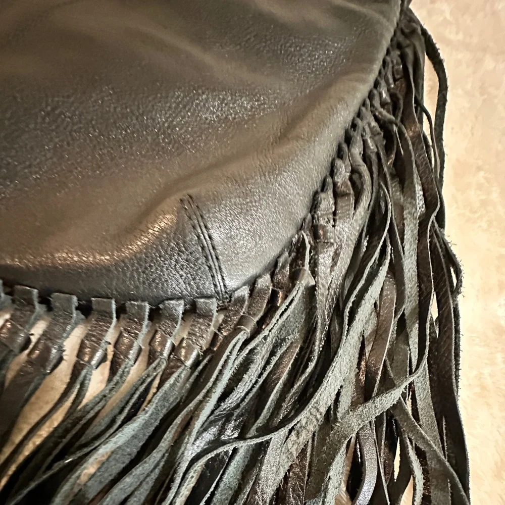 Krystal Simpson x Coach Limited Edition Fringe Leather Bag Boho Vintage - Picture 15 of 16